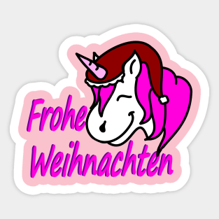 Rosa Einhorn Sticker